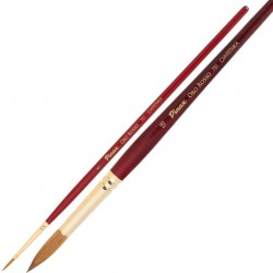 Кисть Синтетика №14 круглая, серия Oro Rosso, короткая ручка, артикул 751014