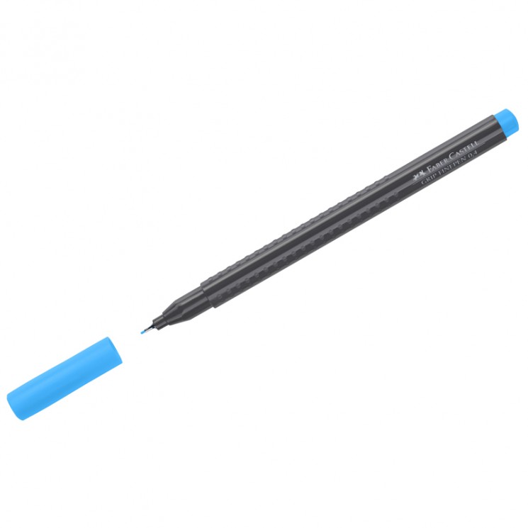 Капиллярная ручка №647 светло-синяя GRIP FINEPEN, артикул 151647