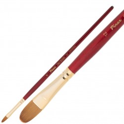Кисть Синтетика №14 овальная, серия Oro Rosso, короткая ручка, артикул 757014