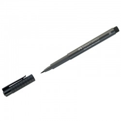 Капиллярная ручка №474 теплый серый V PITT Artist Pen Brush, артикул 167474