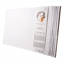 Акварельная бумага  56х76 см 100% хлопок, 300 гр./м2, Лилия Холдинг, упаковка 5 листов