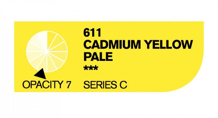 Aкрил Cryla CADMIUM YELLOW PALE №611