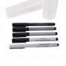 Kaпиллярная ручка 5 штук COLD GREY PITT® ARTIST PEN BRUSH, Линер Ecco Pigment