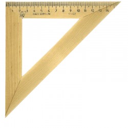 Треугольник 45°, 16см, дерево С16, артикул С16