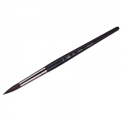 Кисть №16 Белка, круглая, серия Маэстро, длинная ручка, артикул 101016