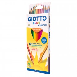 Карандаши цветные 12 цветов Giotto Elios Tri, артикул L-275800