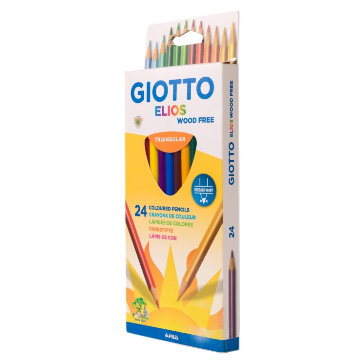 Карандаши цветные 24 цвета Giotto Elios Tri, артикул L-275900
