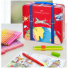 Фломастеры детские 40 цветов Connector + 6 клипс + паспорт раскраска, артикул 155535