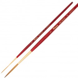 Кисть Синтетика № 0 лайнер, серия Oro Rosso, короткая ручка, артикул 752xx0