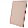 Рамка со стеклом 10х15 см, шир. 16 мм, деревянная, белый / золотой контур, БС 229 МБ + комплект крепежа