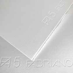Акварельная бумага 50х70 см, 300 гр/м2, 50% хлопок, Сатин Fabriano-5, 1 лист, артикул 30201121