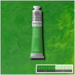 Масляная краска Зеленый Светлый Перманентный WINTON туба 200мл, артикул 1437483