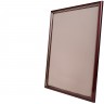 Рамка со стеклом 13х18 см, шир. 24 мм, деревянная, под красное дерево, БС 223 + комплект крепежа