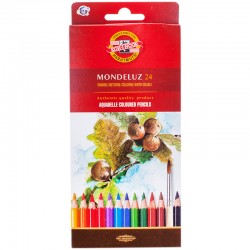 Акварельные карандаши 24 цвета Mondeluz, артикул 3718024001