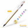 Ручка гелевая золото металлик, 0,7мм, артикул HJR-500GSM