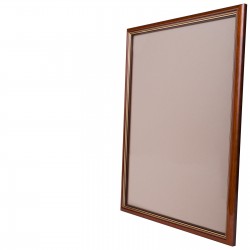 Рамка со стеклом 15х20 см, шир. 24 мм, деревянная, под красное дерево, БС 222 + комплект крепежа