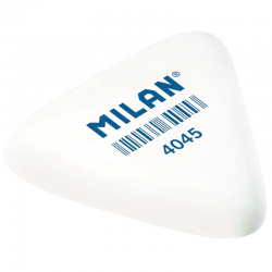 Ластик Milan "4045", треугольный, синтетический каучук, 39х34х9мм