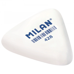Ластик Milan "428", треугольный, синтетический каучук, 51х46х13мм