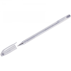 Ручка гелевая серебро металлик, 0,7мм, артикул HJR-500GSM