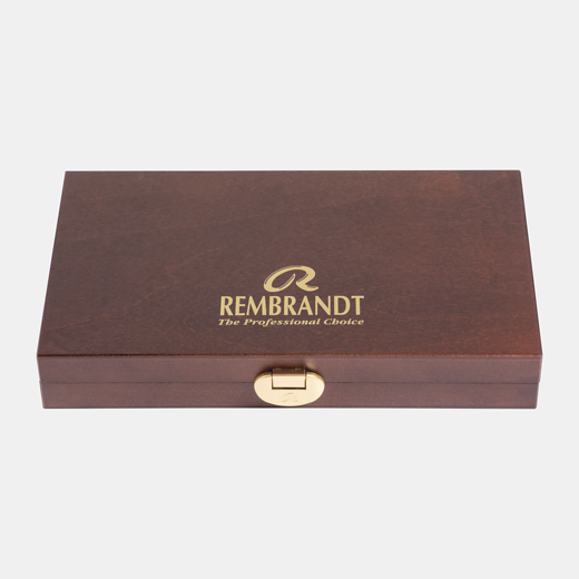 Акварель набор 24 цвета REMBRANDT в деревянном пенале, артикул 5840014