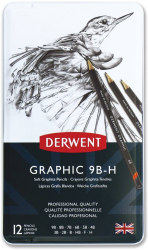 Карандаши графитные 12 штук Graphic, артикул D-34215