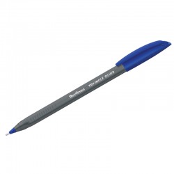 Ручка шариковая Berlingo Triangle Silver синяя, 1,0 мм, трехграная