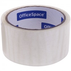 Клейкая лента упаковочная OfficeSpace, 48мм*40м, 38мкм, ШК