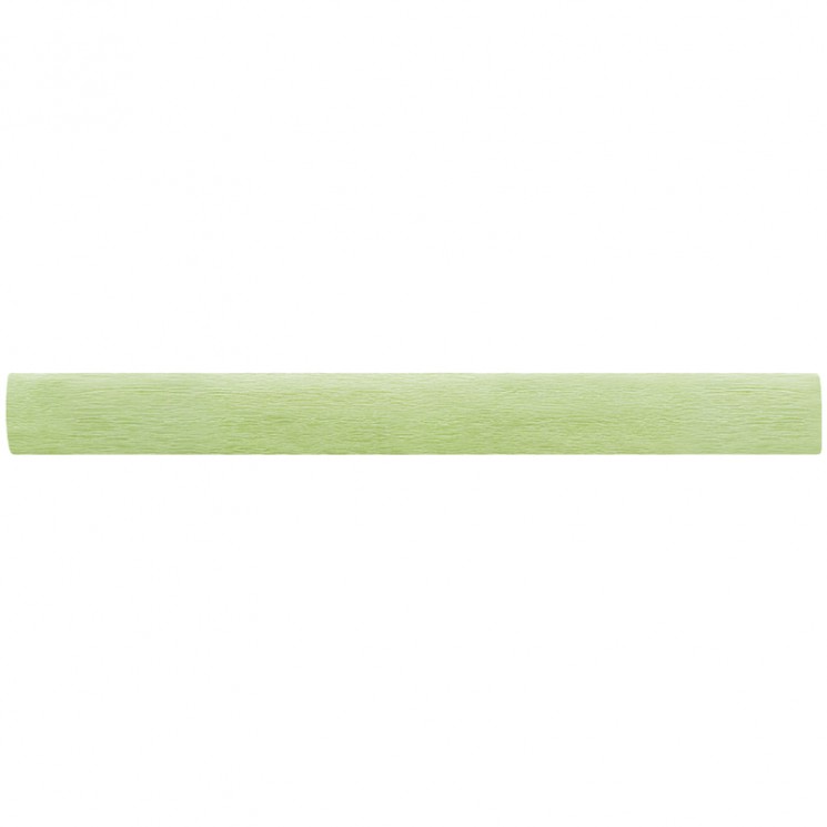Бумага крепированная 50х200см, 22г/м2, зеленый перламутр, в рулоне