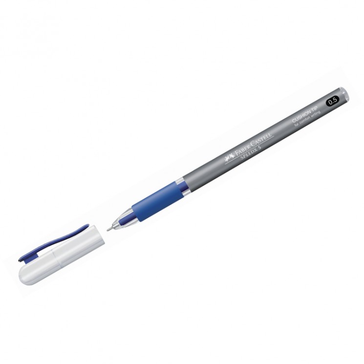 Ручка шариковая Faber-Castell "Speedx" синяя, 0,5мм