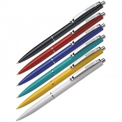 Ручка шариковая Schneider K15 корпус ассорти, синяя