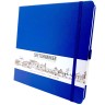 Скетчбук 20х20 см, 80 листов, 140 гр/м2, твердая обложка, Королевский синий, Sketchmarker, артикул 2314805SM