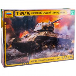 Модель для склеивания "Советский средний танк Т-34/76", масштаб 1:35