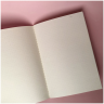 Записная книжка А5 24 листа, тонированный блок в точку Floral, Подписные издания, сшивка, золотое тиснение