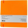 Скетчбук 20х20 см, 80 листов, 140 гр/м2, твердая обложка, Оранжевый неон, Sketchmarker, артикул 23148045SM