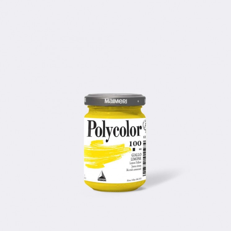 Акрил Желтый лимонный POLYCOLOR 140мл, артикул M1220100