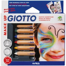 Грим GIOTTO MAKE UP  Грим-карандаши 6 цв., набор классических цветов