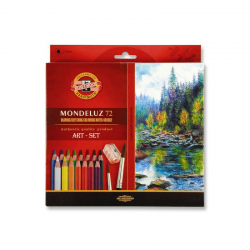 Акварельные карандаши 72 цвета Mondeluz, артикул 3714072001KZNV