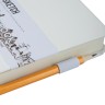 Блокнот/Скетчбук 12х12 см,  80 листов, 140 гр/м2, твердая обложка, Белый, Sketchmarker, артикул 2314102SM