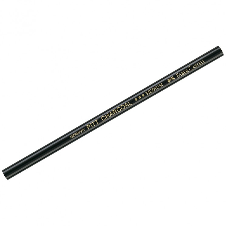 Угольный карандаш Faber-Castell "Pitt", средний, артикул 117400