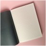 Записная книжка А5 24 листа, тонированный блок в клетку Maneki-Neko, Подписные издания, сшивка, золотое тиснение
