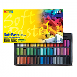 Пастель сухая художественная 48 цветов Mungyo Soft Pastel, мягкая, мелки мини, артикул MPS48
