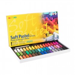 Пастель сухая художественная 48 цветов Mungyo Soft Pastel, мягкая, мелки мини, артикул MPS48