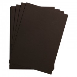 Акварельная бумага черная в листах 50х65 см, Etival Торшон/Torchon/крупное зерно , 300 гр/м2, Clairefontaine, артикул 975328