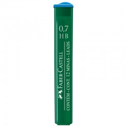 HB Грифели для механических карандашей "Polymer", 12шт., 0,7мм,  артикул 521700