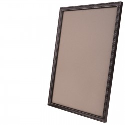Рамка со стеклом 30х40 см, шир. 17 мм, пластиковая, бронза темная с орнаментом, БС 965А + комплект крепежа
