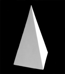 Геом.фигура Пирамида 4-гранная, h=21 см, Экорше, артикул 30-311