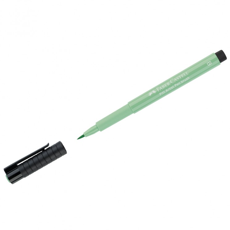 Капиллярная ручка №162 светло-бирюзовая PITT Artist Pen Brush, артикул167462