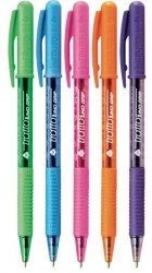 Ручка шариковая TRATTO, цвет чернил: голубой, цветной корпус, артикул 822905