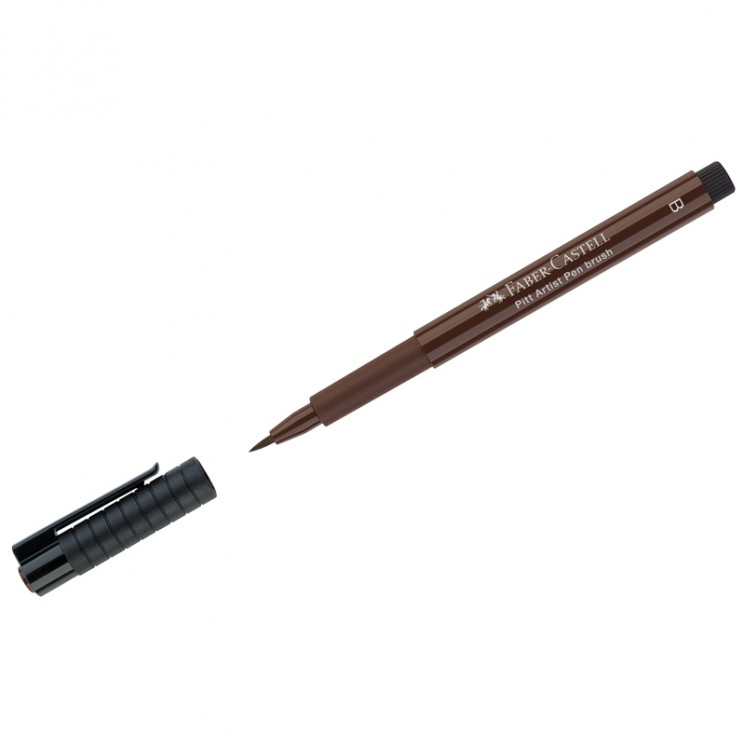 Капиллярная ручка №175 темная сепия PITT Artist Pen Brush, артикул167475