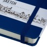 Блокнот/Скетчбук 12х12 см,  80 листов, 140 гр/м2, твердая обложка,  Королевский синий, Sketchmarker, артикул 2314802SM